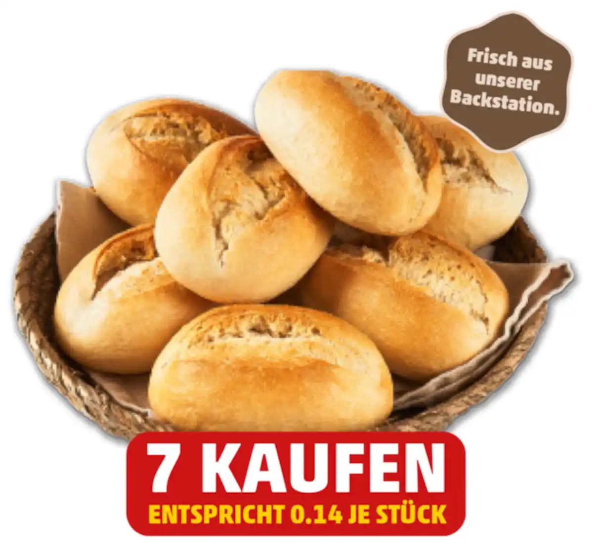 Bild 1 von BÄCKER­KRÖNUNG Das knusprig-frische Weizenbrötchen