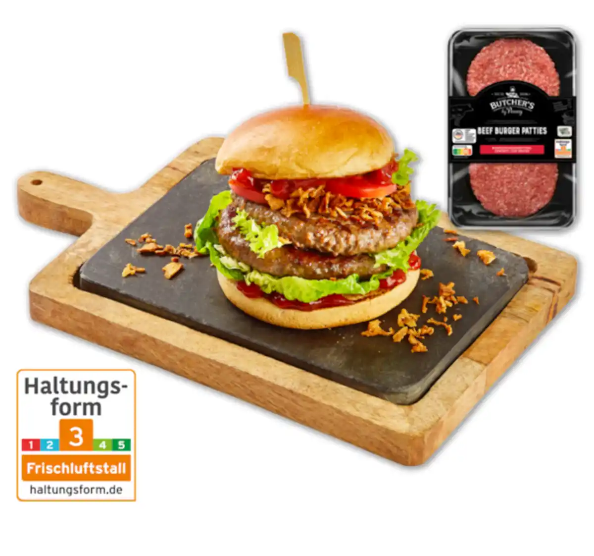 Bild 1 von BUTCHER’S Frische Beef Burger Patties