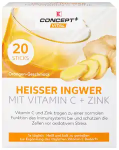 K-CONCEPT+ VITAL Heißer Ingwer, 20 St. = 60-g-Packg.