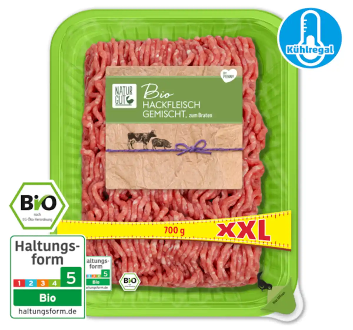 Bild 1 von NATURGUT Frisches Bio Hackfleisch*