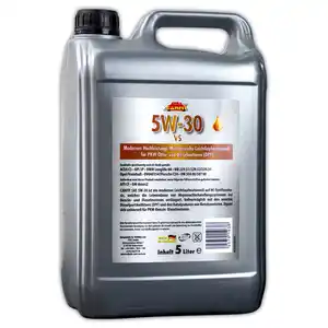 Carfit Professional SAE-Qualitäts-Hochleistungs-Motorenöl 5 Liter