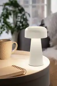 IDEENWELT Akku-Tischleuchte weiß