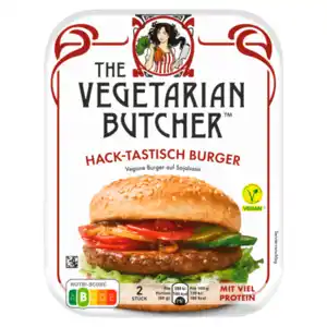 The Vegetarian Butcher Hack-Tastisch Burger auf Sojabasis vegan 160g