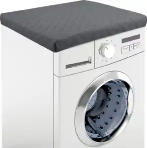 IDEENWELT Waschmaschinenbezug grau