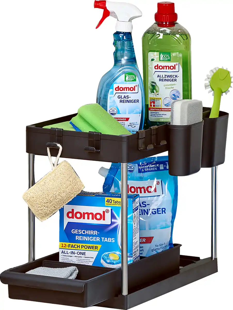 Bild 1 von IDEENWELT Spühlschrank-Oragnizer schwarz