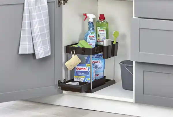 Bild 4 von IDEENWELT Spühlschrank-Oragnizer schwarz