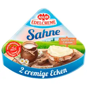 Adler Edelcreme Schmelzkäse Ecken 100g