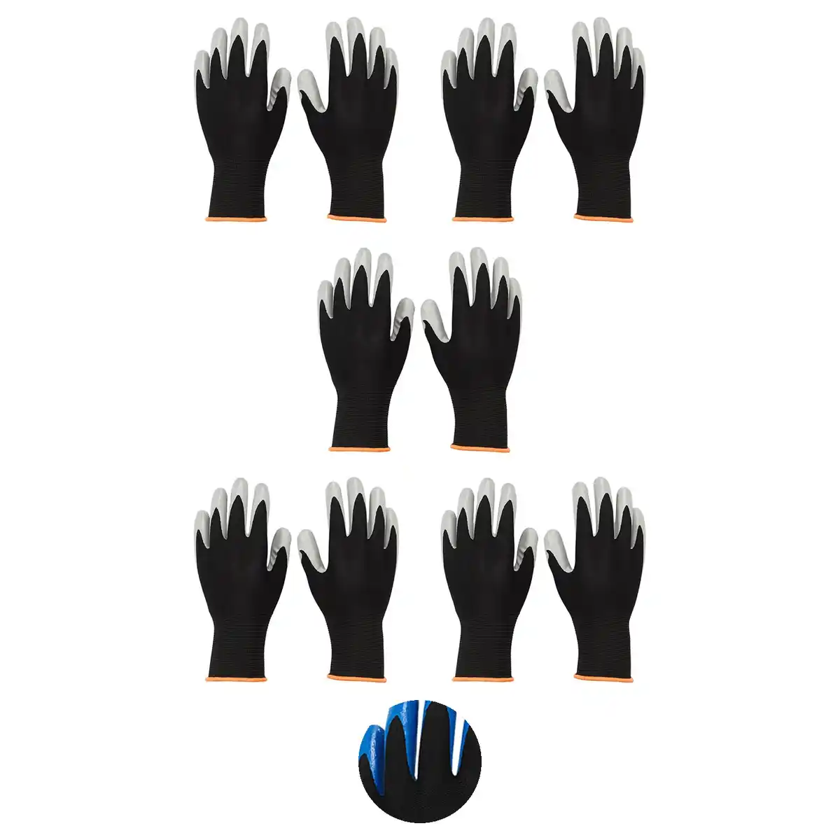 Bild 1 von TOPCRAFT Arbeitshandschuhe Basic 5er-Set