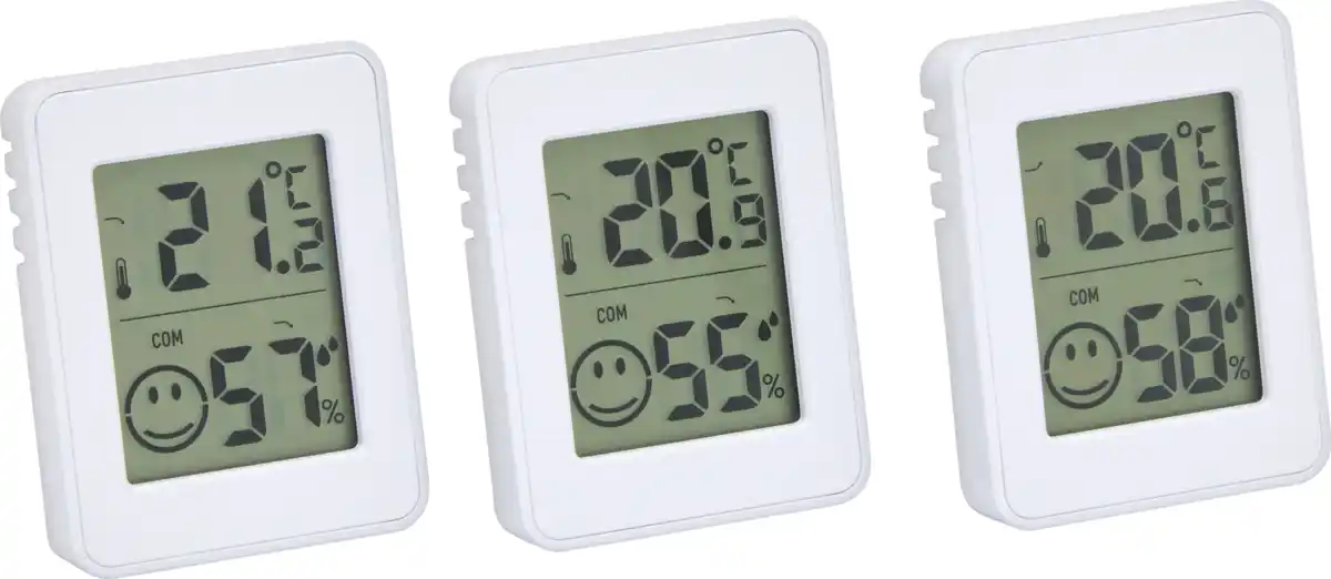 Bild 1 von IDEENWELT Digitale Hygrometer 3er-Set
