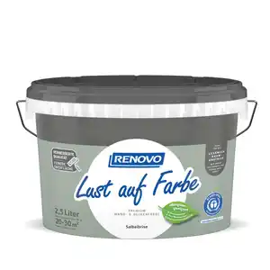 RENOVO Innenfarbe »Lust auf Farbe«, Salbeibrise, 2,5 L