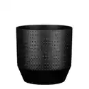Bild 1 von Mica Decorations Pflanztopf, Hx⌀ 21,5 x 21,5 cm, rund, schwarz matt
