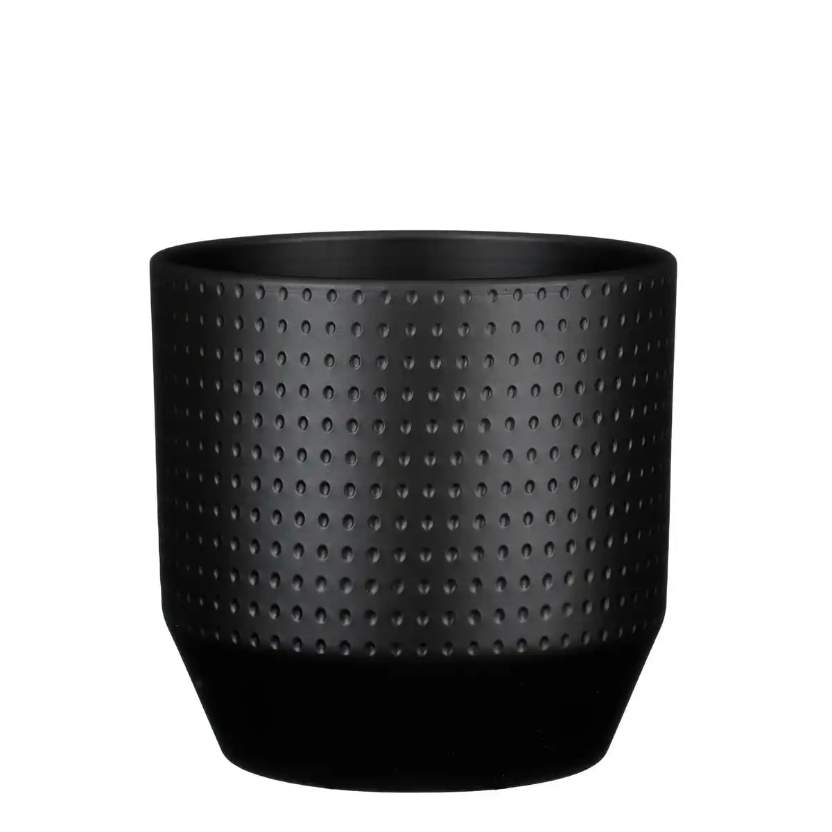 Bild 1 von Mica Decorations Pflanztopf, Hx⌀ 21,5 x 21,5 cm, rund, schwarz matt