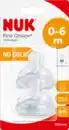 Bild 1 von NUK Trinksauger First Choice+ Silikon, Gr. M (Milch), 0-6 Monate, 2 St