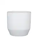 Bild 1 von Mica Decorations Pflanztopf, Hx⌀ 21,5 x 21,5 cm, rund, weiß matt