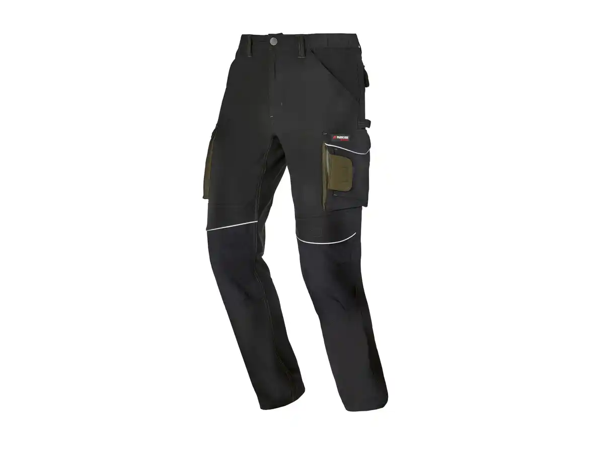 Bild 4 von PARKSIDE PERFORMANCE® Herren Arbeitsbundhose Flex (Schwarz/Braun, 58)