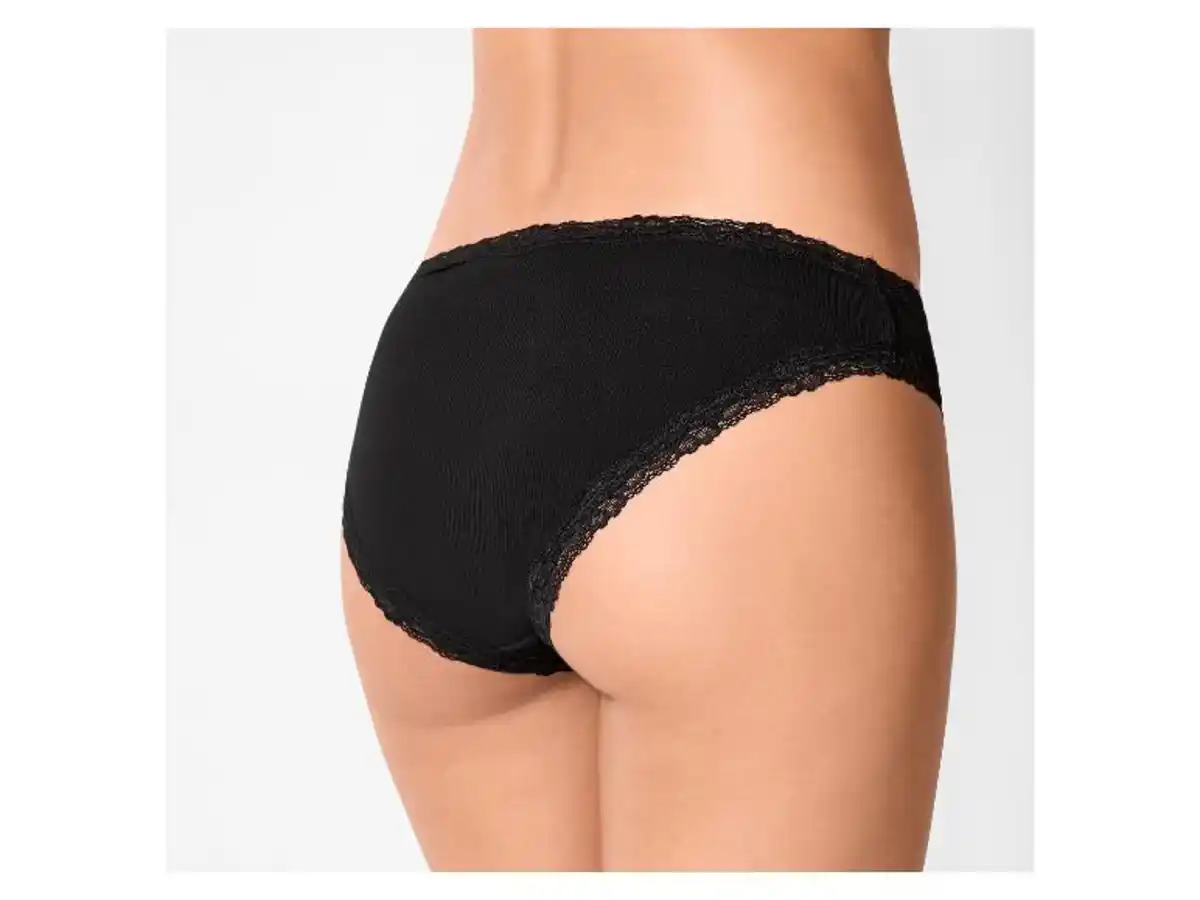 Bild 3 von esmara® Damen Gerippte Slips mit Spitze, 5 Stück