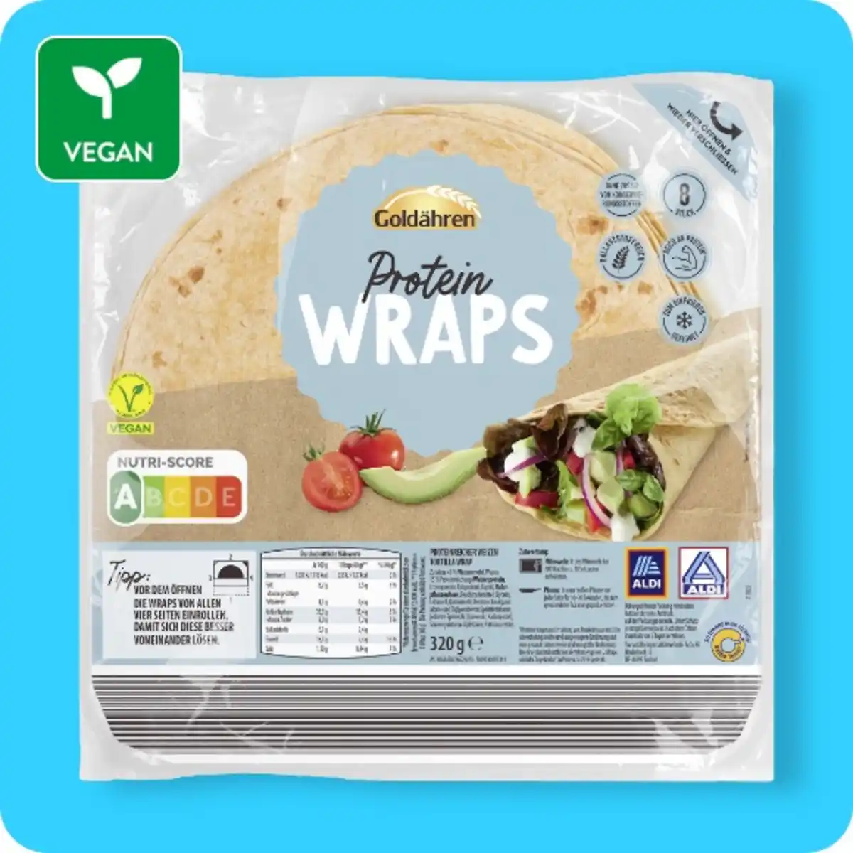 Bild 1 von GOLDÄHREN Protein-Wraps