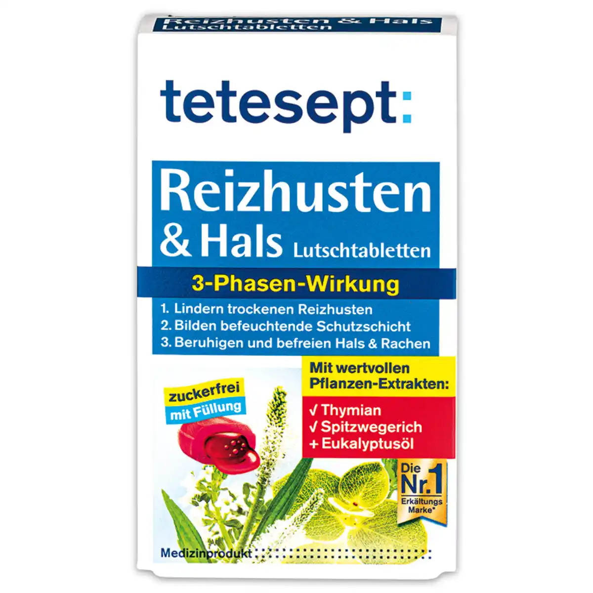 Bild 1 von Tetesept Reizhusten & Hals Lutschtabletten