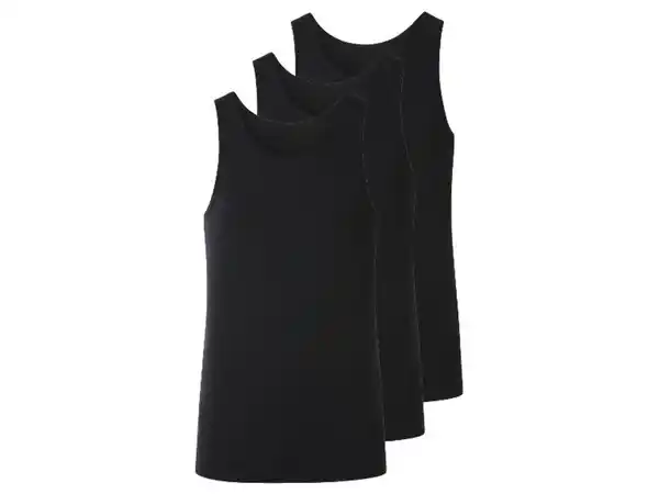 Bild 2 von esmara Men Herren Feinripp-Achselhemden, 3 Stück