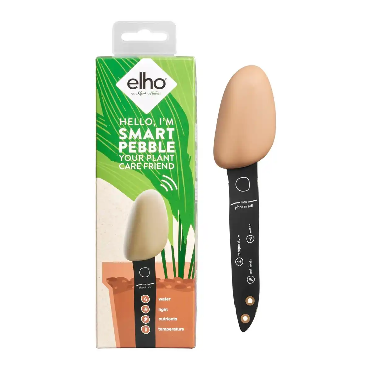 Bild 3 von ELHO Pflanzen-Tool »Smart Pebble«, erdbraun