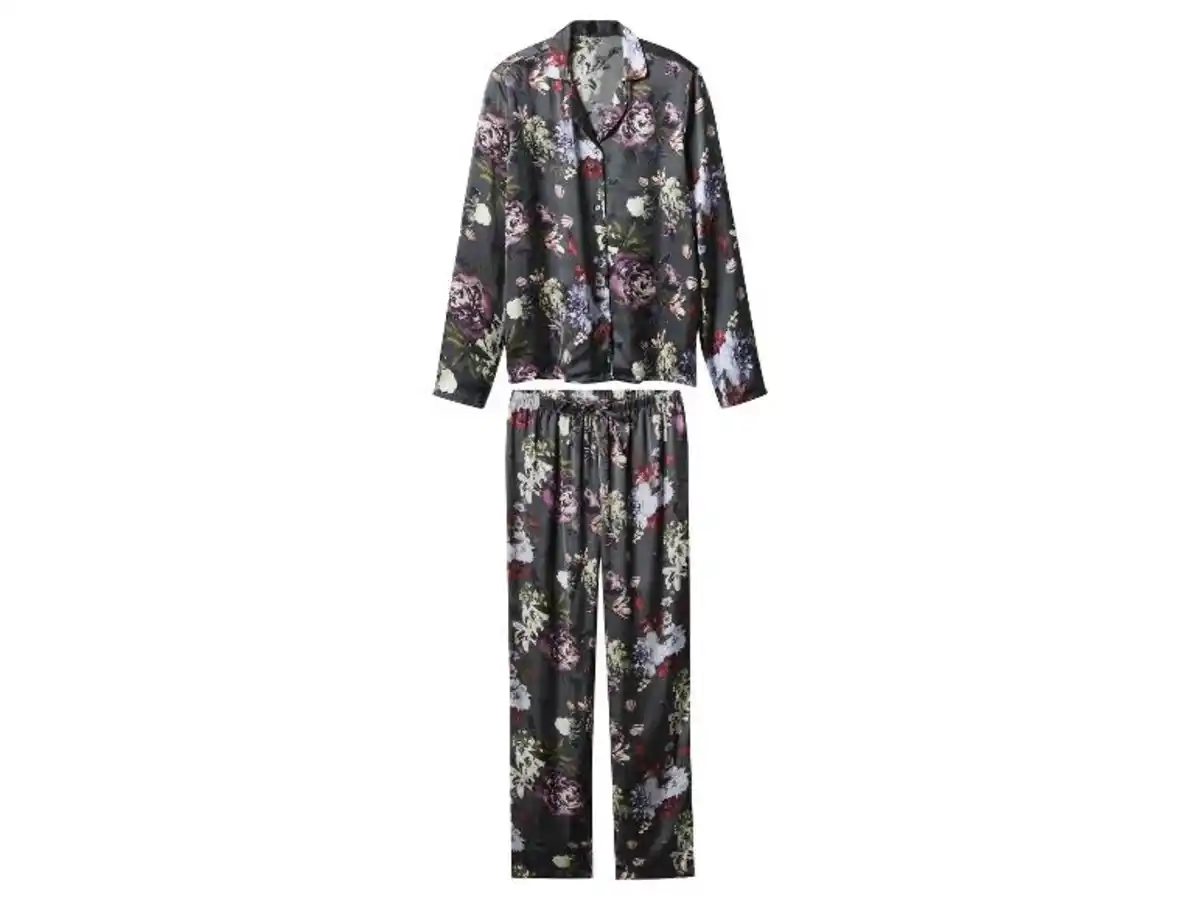 Bild 2 von esmara® Damen Satin-Pyjama