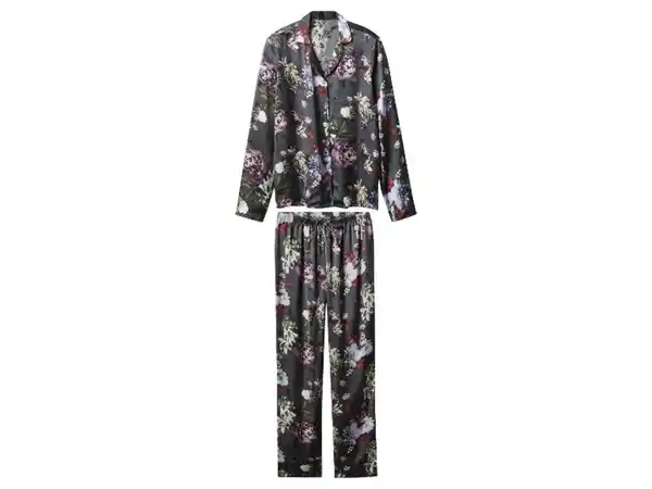 Bild 2 von esmara® Damen Satin-Pyjama