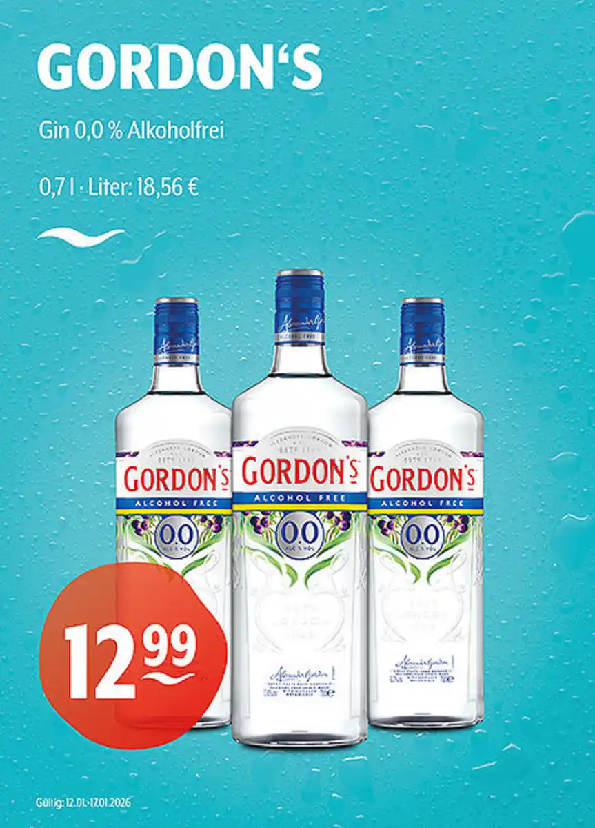 Bild 1 von GORDON'S Gin 0,0 % Alkoholfrei