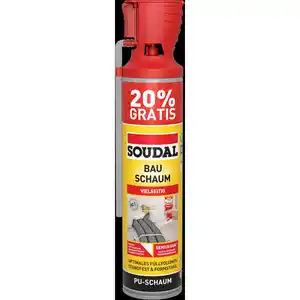 SOUDAL Bauschaum, Polyurethan, 0,6 l