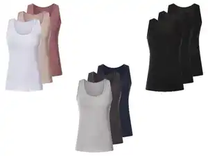 esmara® Damen Achselhemden, 3 Stück