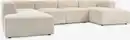 Bild 1 von Modul-Sofa SKEJBY 5 Pers. chaise/offen Stoff beige