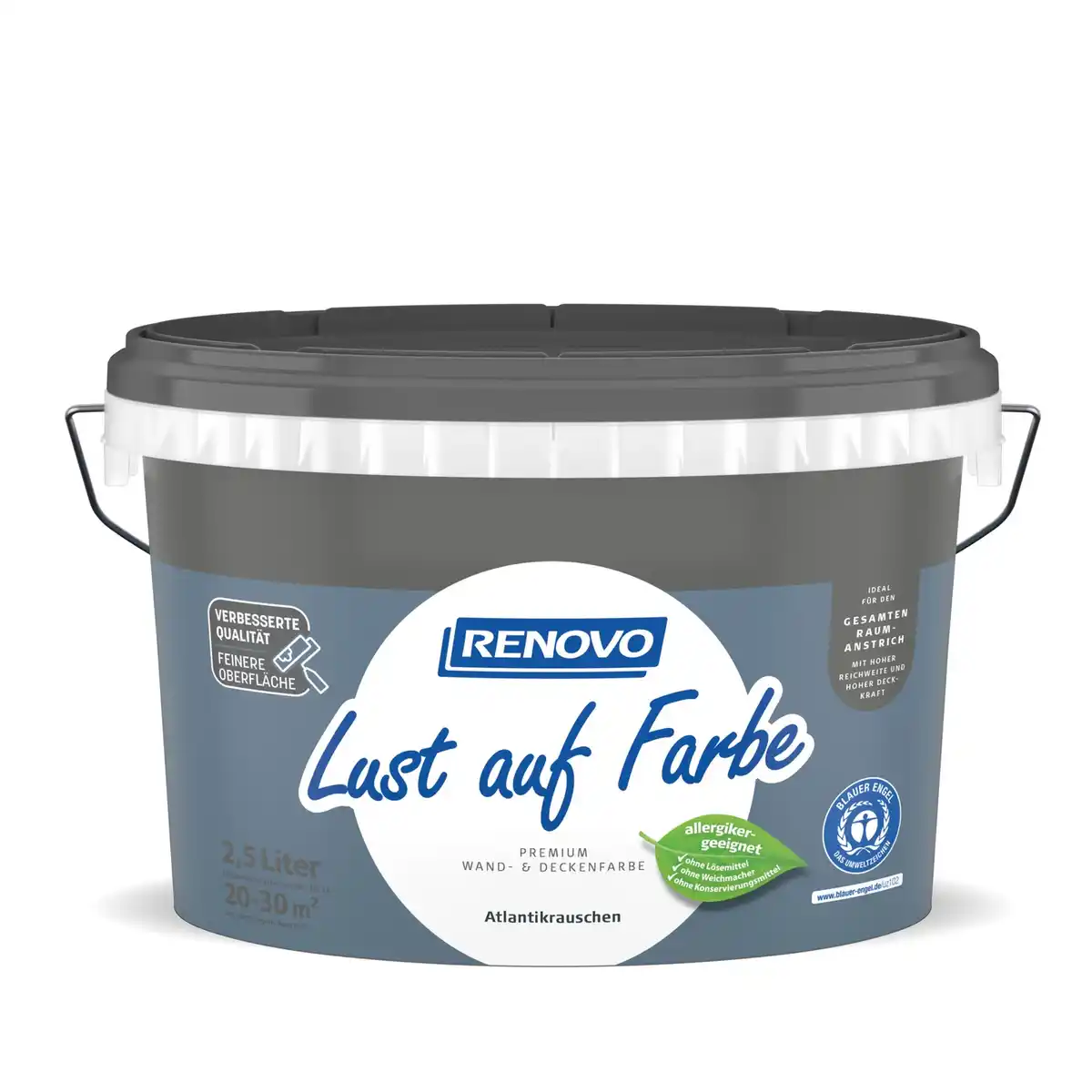 Bild 1 von RENOVO Innenfarbe »Lust auf Farbe«, Atlantikrauschen, 2,5 L