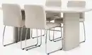 Bild 1 von VORDINGBORG L198 Tisch beige + 4 HAMMEL Stühle beige