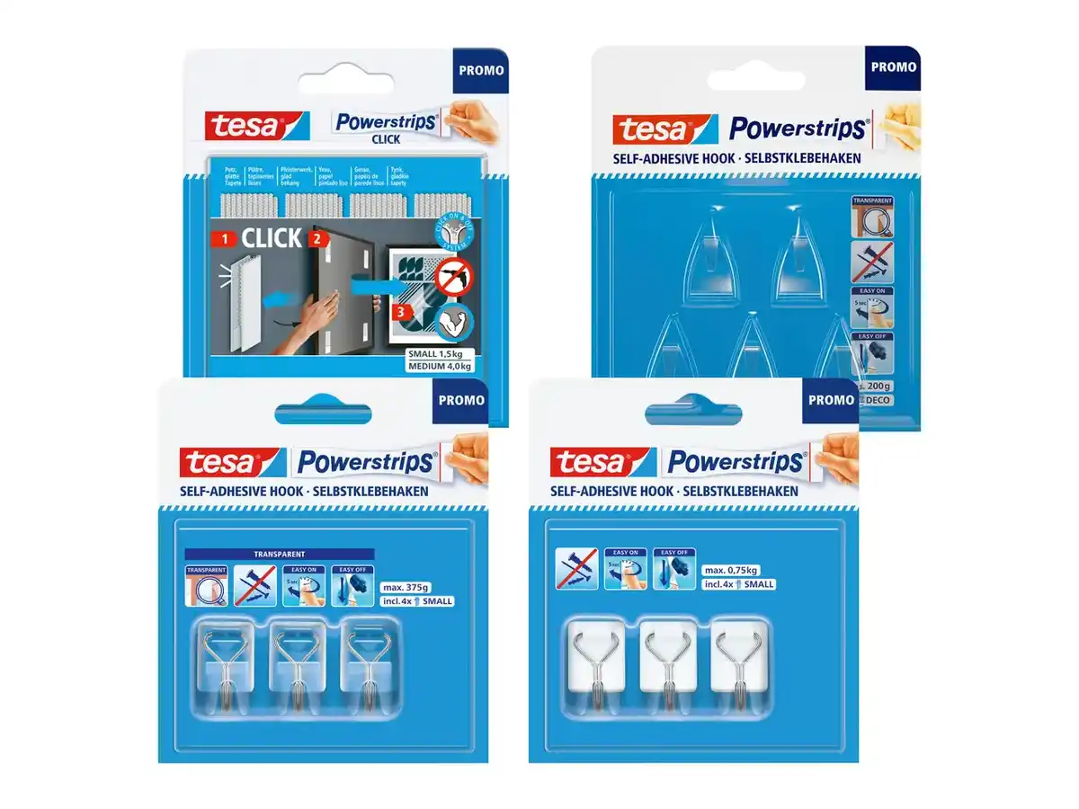 Bild 1 von Tesa Klebesortiment Powerstrips