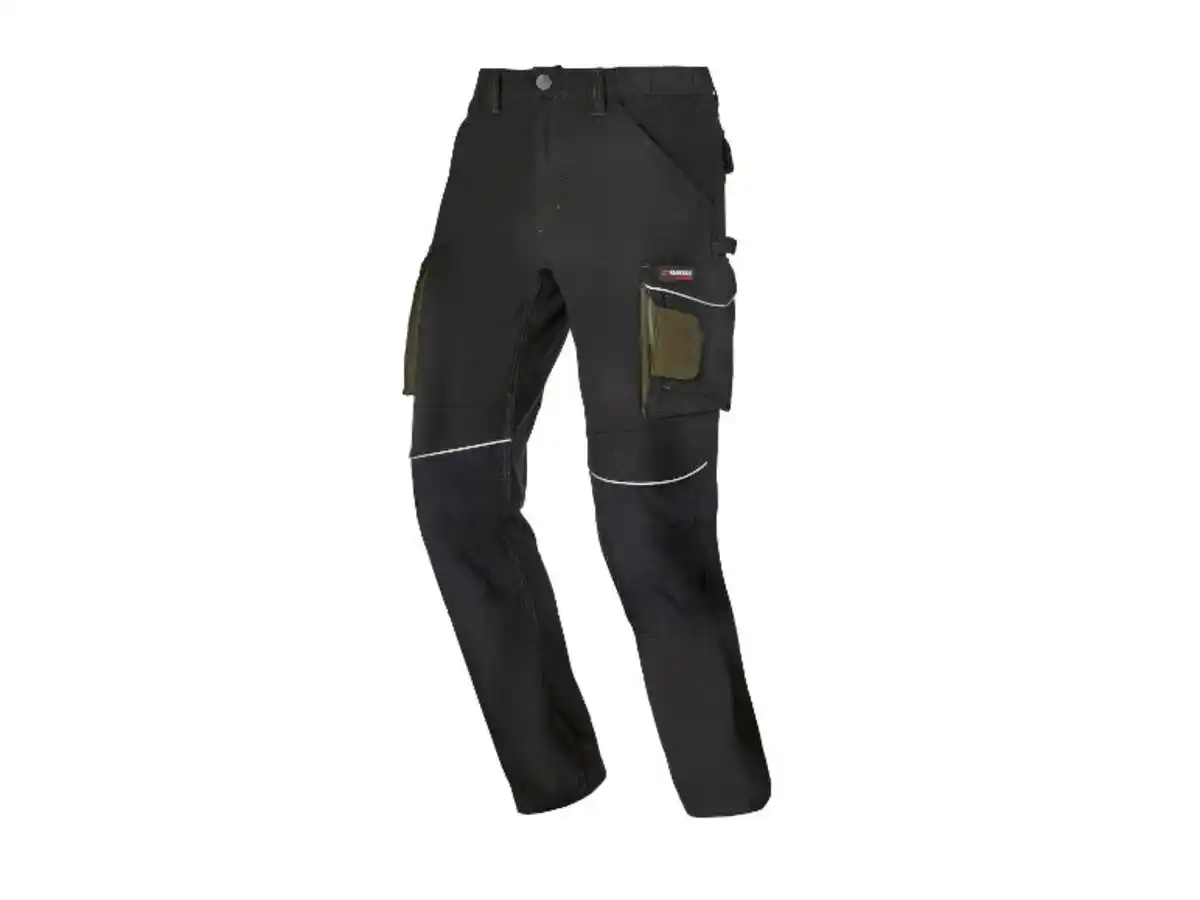 Bild 1 von PARKSIDE PERFORMANCE® Herren Arbeitsbundhose Flex (Schwarz/Braun, 58)