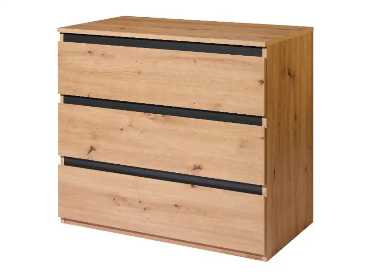 Bild 1 von LIVARNO® Kommode 3 Schubladen Genf Eiche Artisan
