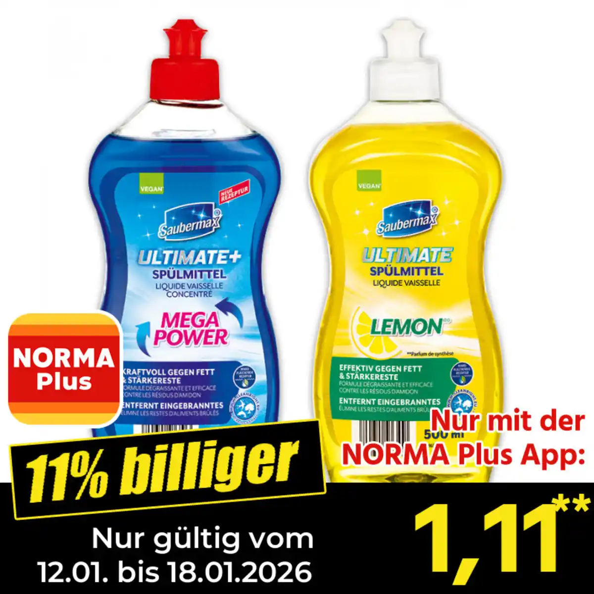 Bild 1 von Saubermax Ultimate Spülmittel