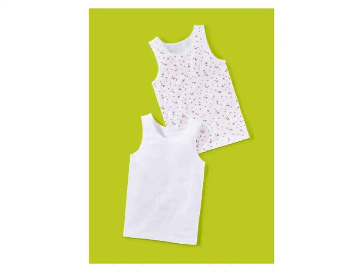 Bild 3 von lupilu® Mädchen Unterhemden, 2 Stück