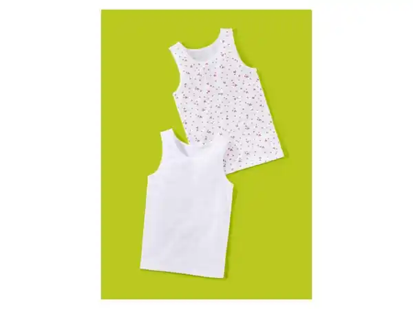 Bild 3 von lupilu® Mädchen Unterhemden, 2 Stück