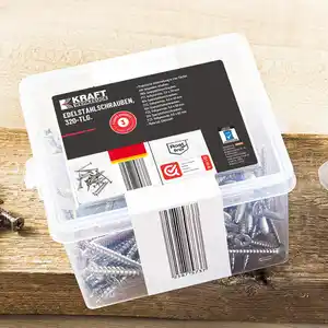 Kraft Werkzeuge Edelstahl-Spanplattenschrauben