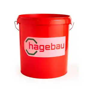 Eimer, 10 l, Kunststoff, mit Metallbügel, rot