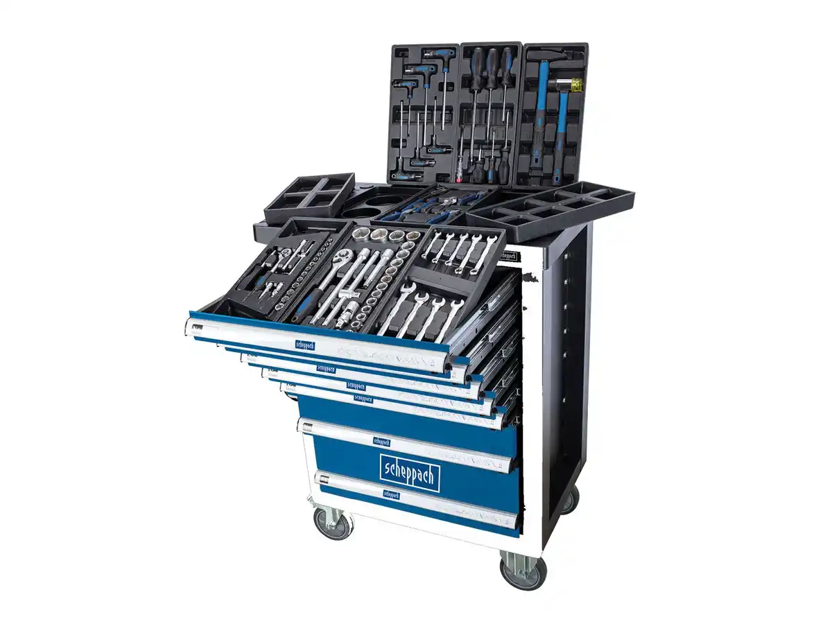 Bild 4 von scheppach Werkstattwagen »TW1100«, 71-tlg., mit 450 kg Traglast