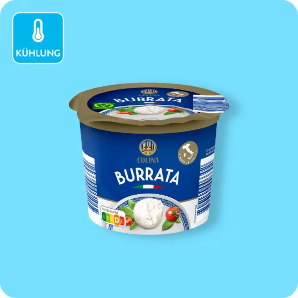 Bild 1 von CUCINA Burrata, Abtropfgewicht 125 g
