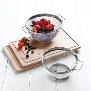 Casa Royale Edelstahl-Standsieb 2er