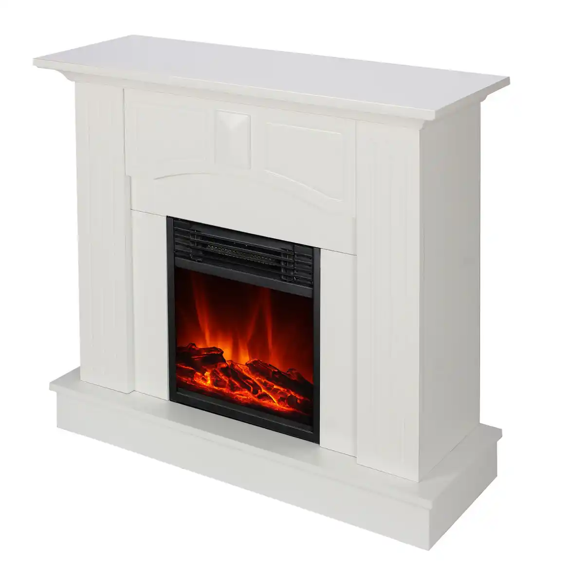 Bild 1 von El Fuego Elektrokamin 'Malmö AY0630' weiß 1,75-2 kW