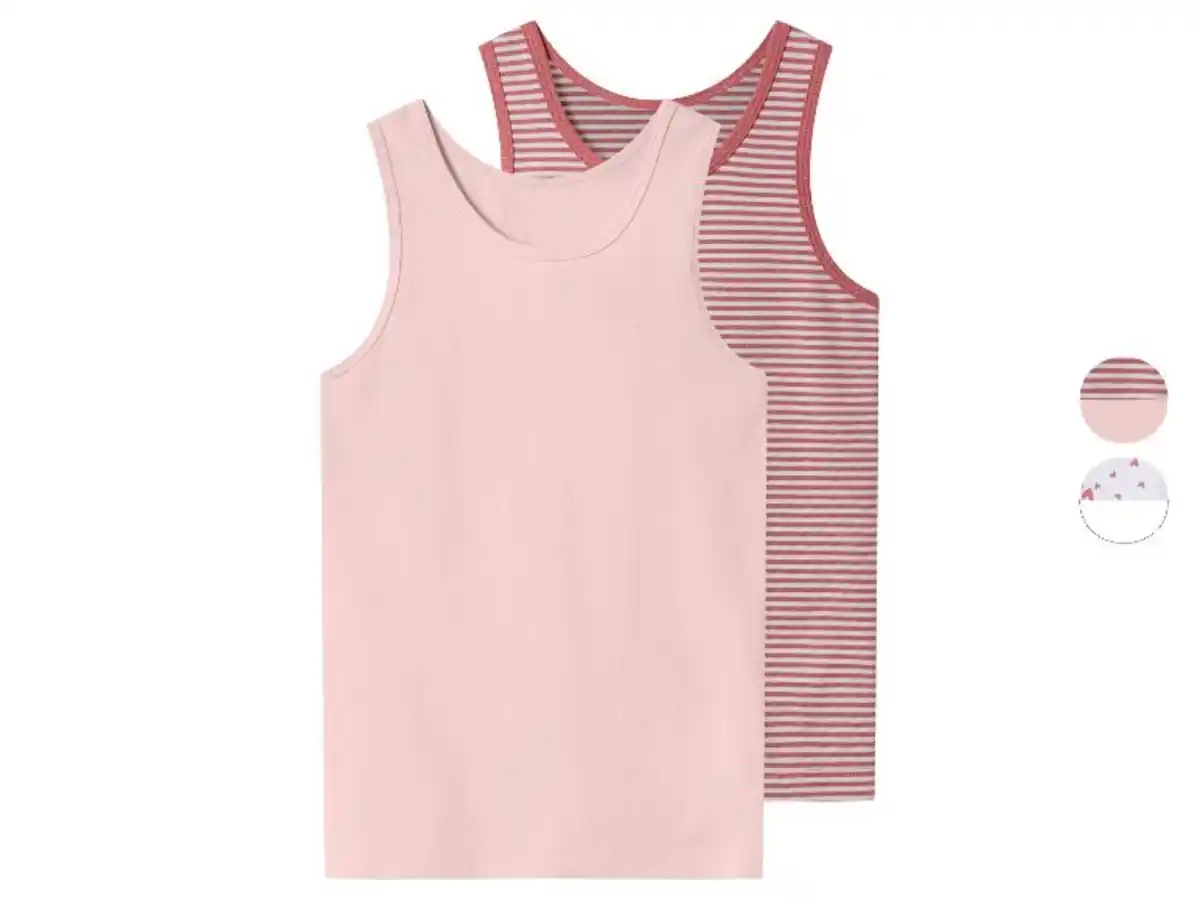 Bild 1 von lupilu® Mädchen Unterhemden, 2 Stück