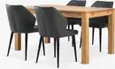 Bild 1 von HAGE L150 Tisch Eiche natur + 4 LUNDERSKOV Stühle anthrazit