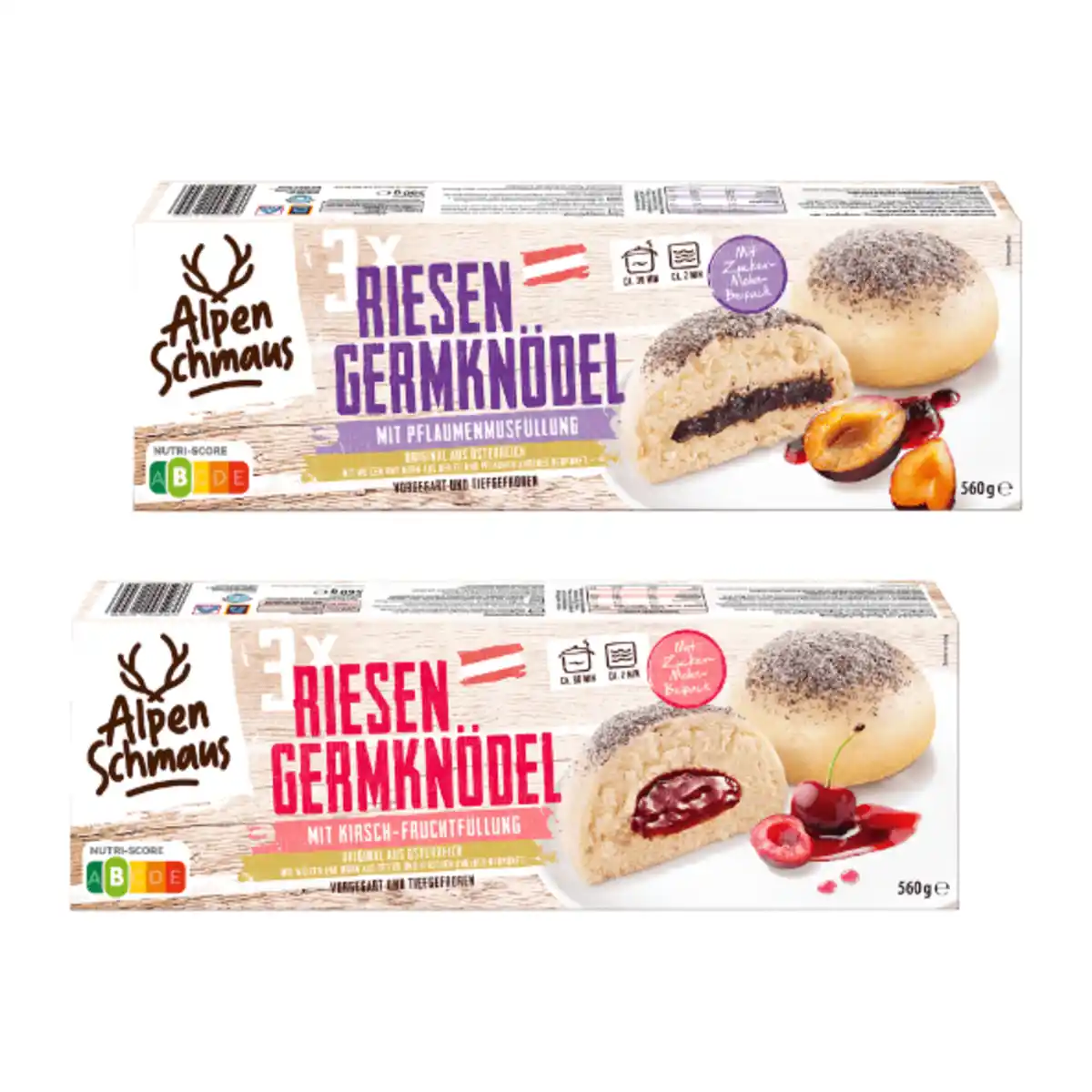 Bild 1 von ALPENSCHMAUS Germknödel