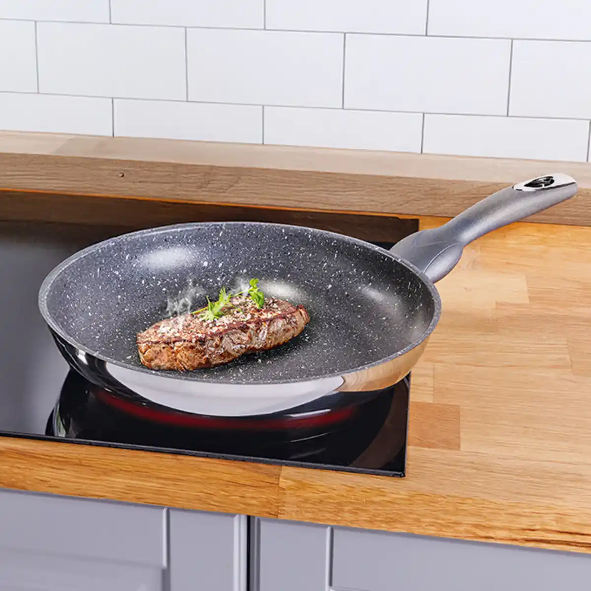 Bild 1 von Carretta Hochwertige Edelstahl-Pfanne