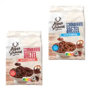 ALPENSCHMAUS Schokolierte Brezeln 140g