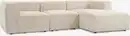 Bild 1 von Modul-Sofa SKEJBY 3Pers. Chaiselongue Stoff beige